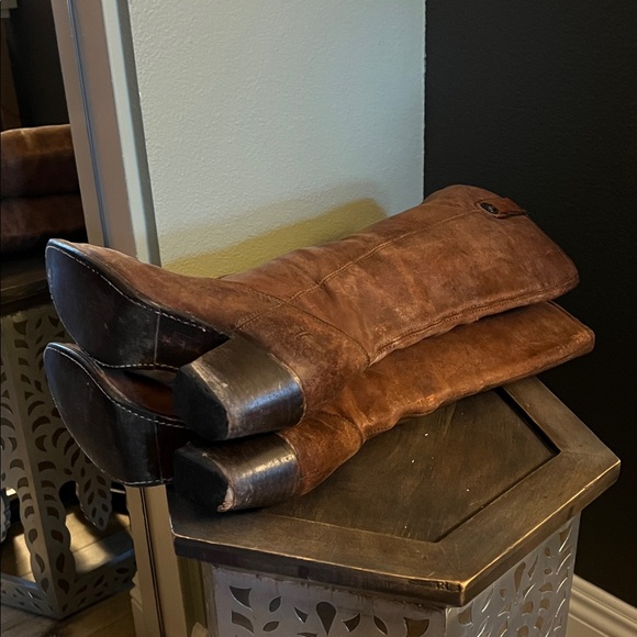 🛑 1 hour sale. Frye, size 7, tall brown Rustic Leather Boots - Picture 13 of 13